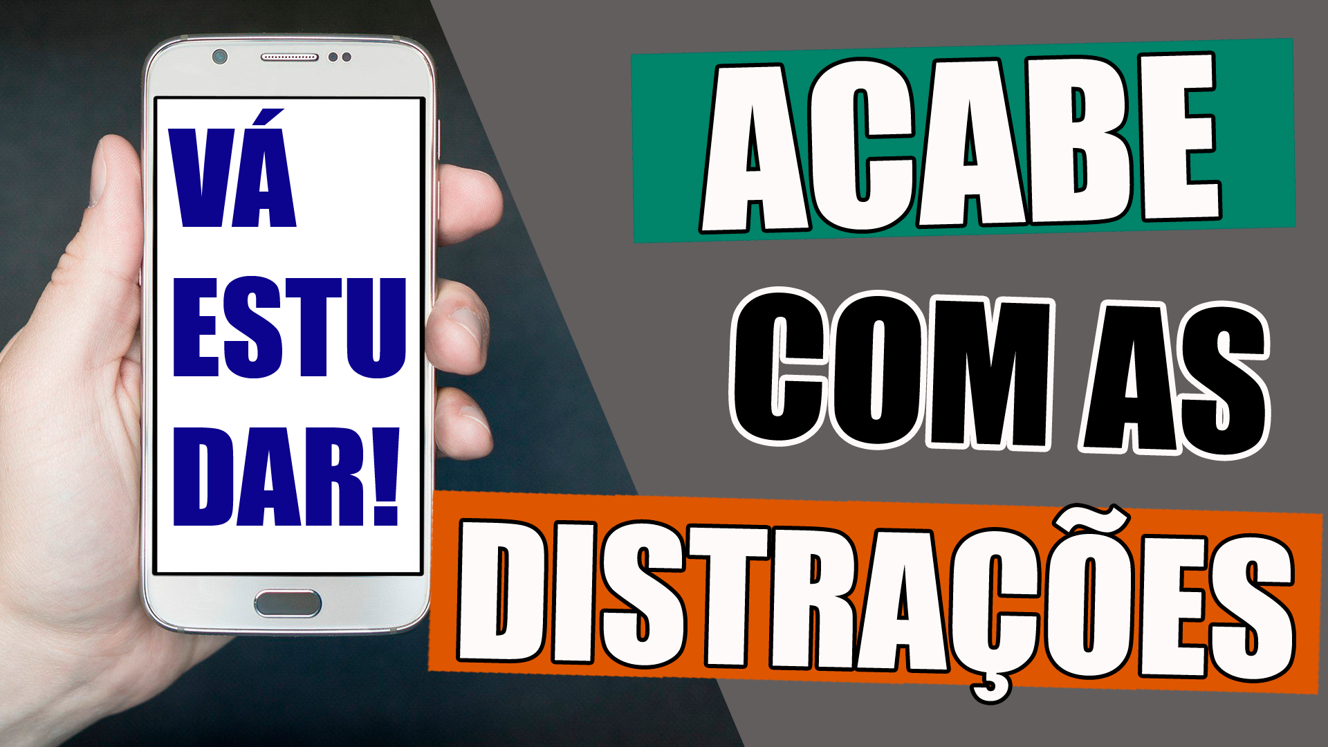 Acabe com as distrações!